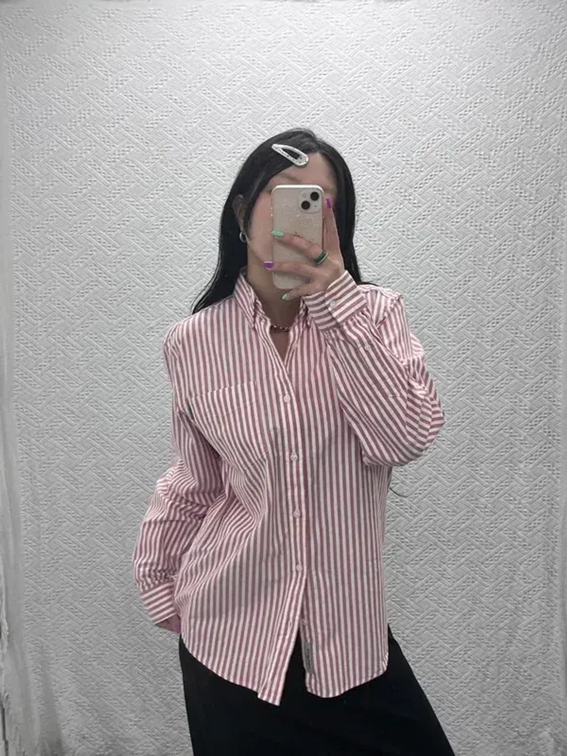 칼하트 00's 레트로 스트라이프 셔츠 S C07129 상품이미지1