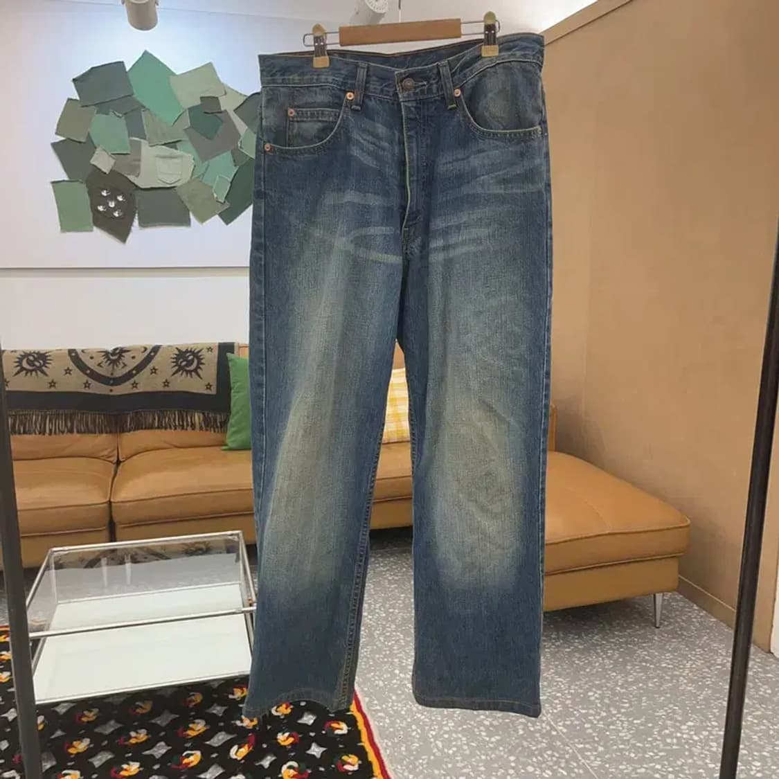 리바이스 OT220 빈티지 오렌지탭 워싱 데님팬츠 33인치 C07142 상품이미지3