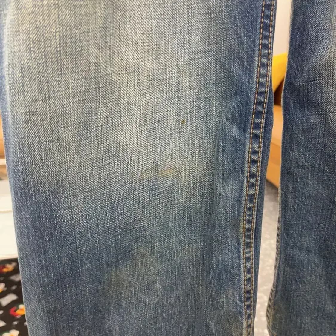 리바이스 OT220 빈티지 오렌지탭 워싱 데님팬츠 33인치 C07142 상품이미지7