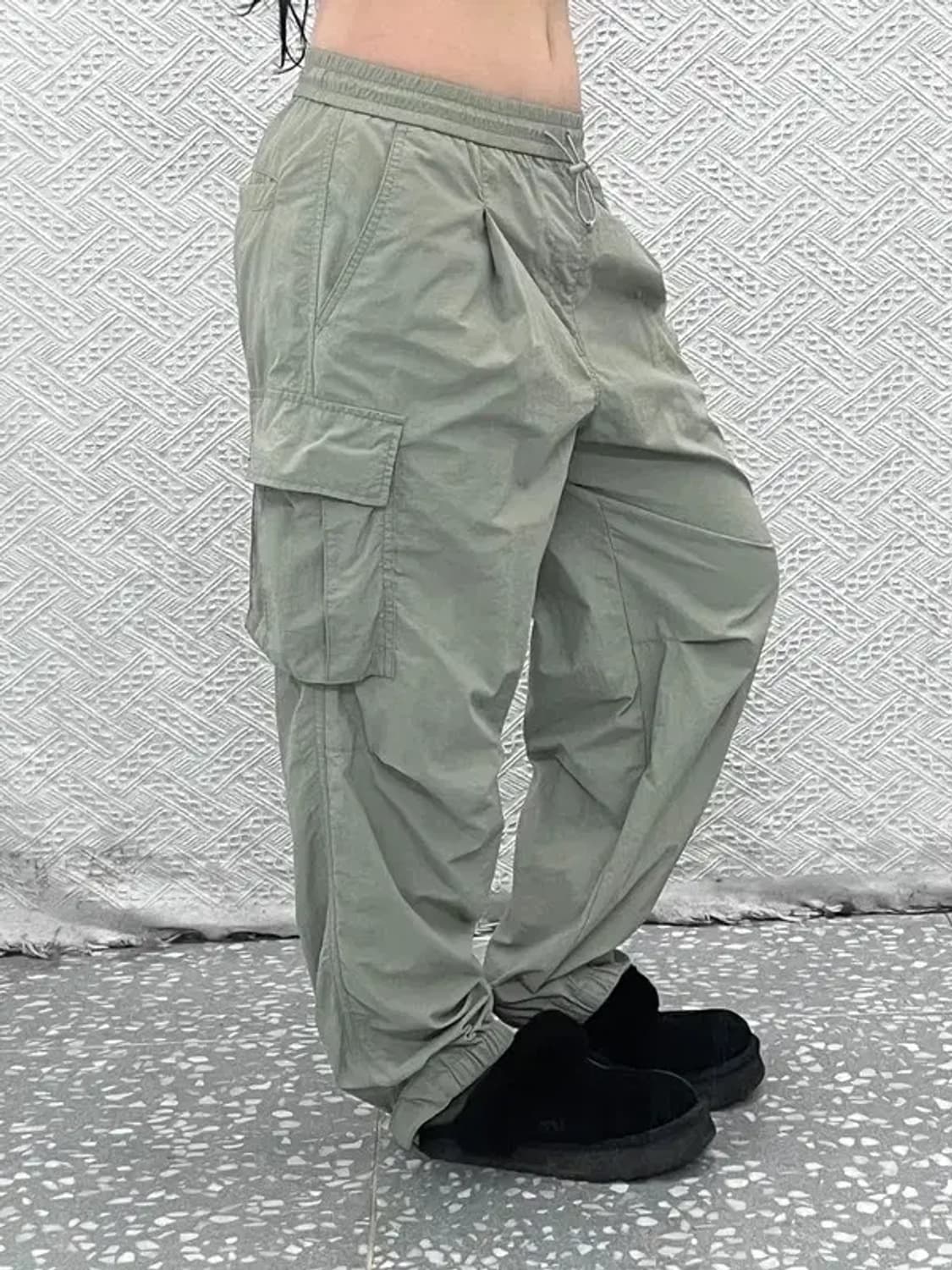 새드스마일 스트릿 밀리터리 카키 카고팬츠 S C07147 상품이미지1