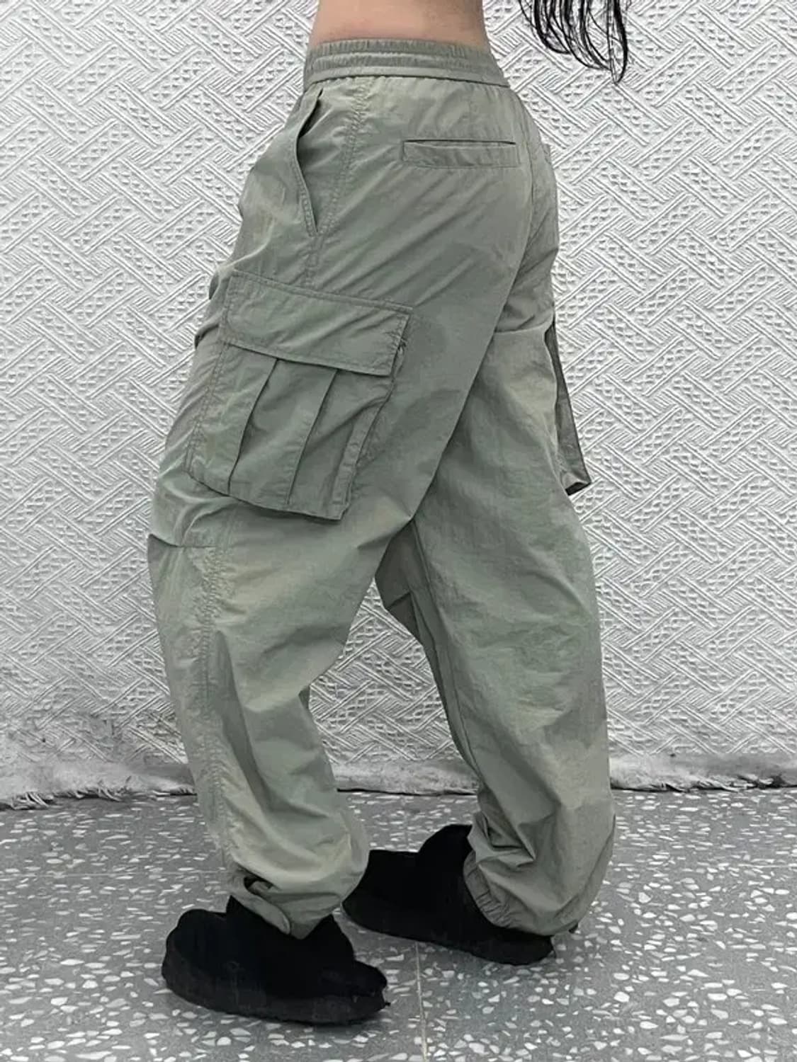 새드스마일 스트릿 밀리터리 카키 카고팬츠 S C07147 상품이미지2