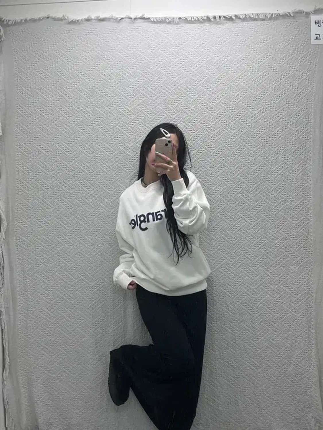 랭글러 캐주얼 카벨로고 프린팅 맨투맨 S C07123 상품이미지2