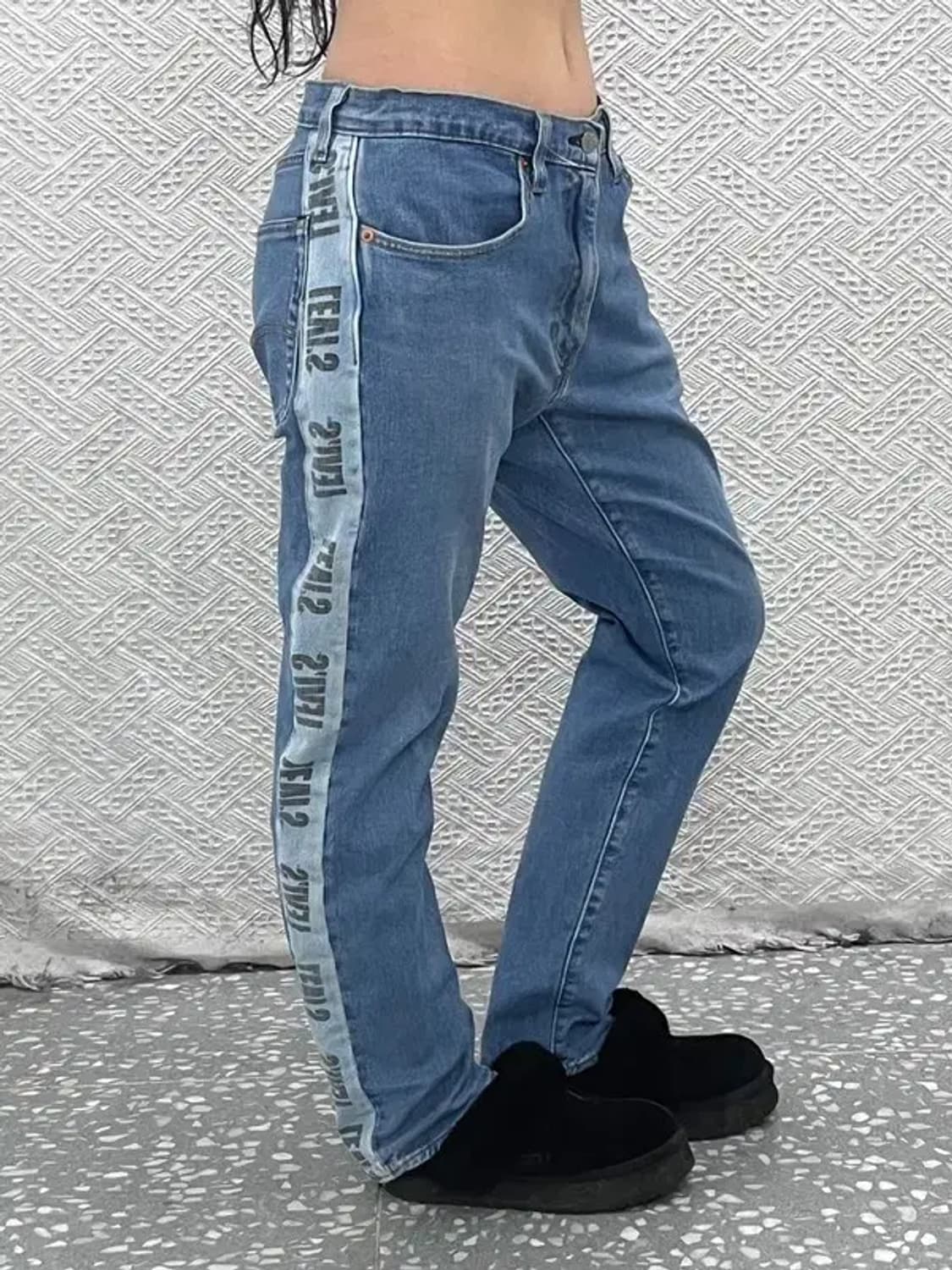 리바이스 HI-BALL 레트로 사이드로고 데님팬츠 34인치 C07143 상품이미지2