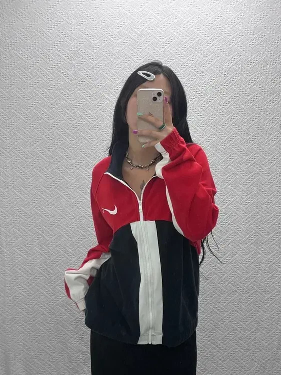 나이키 90's 레트로 배색 트랙탑 져지 집업 XXL C07135 상품이미지1