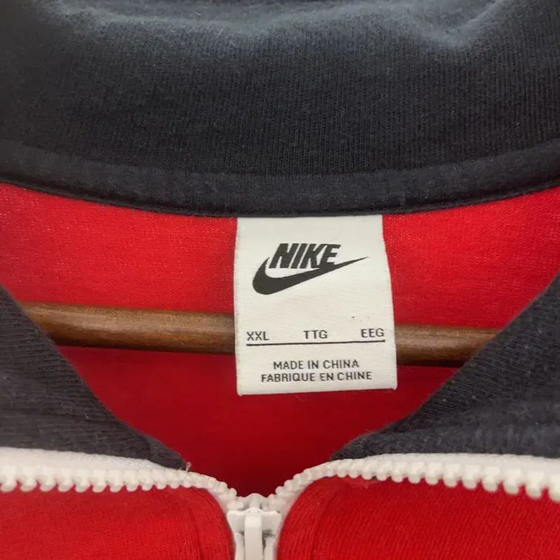 나이키 90's 레트로 배색 트랙탑 져지 집업 XXL C07135 상품이미지5