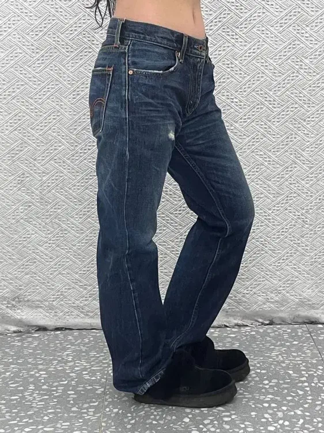 리바이스 523 빈티지 레트로 오렌지패치 데님팬츠 30인치 C07144 상품이미지2