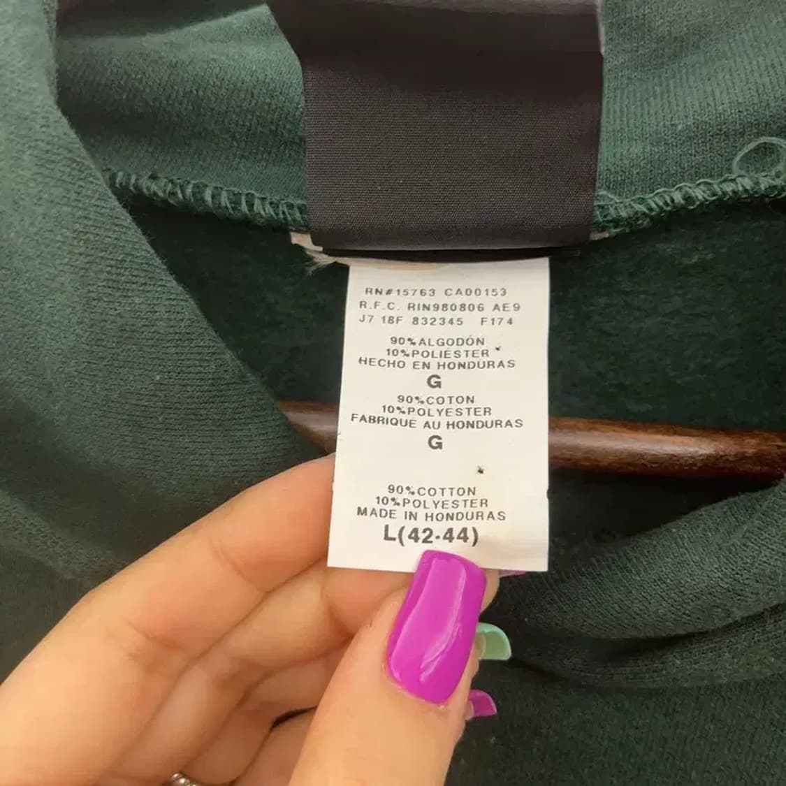 트레셔 키치 닌자거북이 더블즈 딥그린 후드티 L C07158 상품이미지6