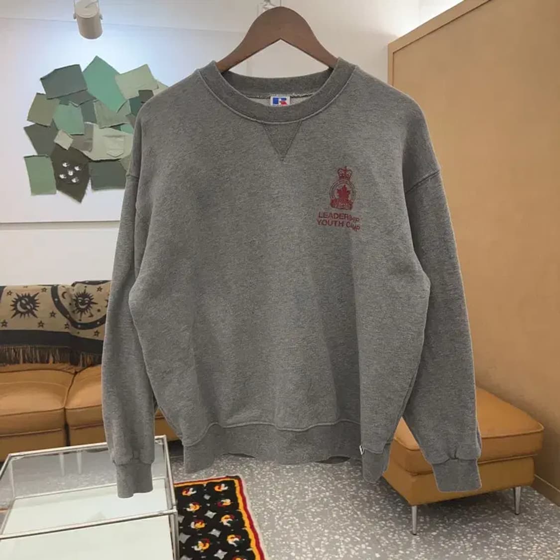 러셀 레트로 코카콜라 프린팅 맨투맨 스웻셔츠 M C07171 상품이미지3