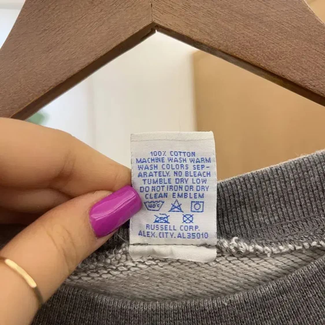 러셀 레트로 코카콜라 프린팅 맨투맨 스웻셔츠 M C07171 상품이미지6