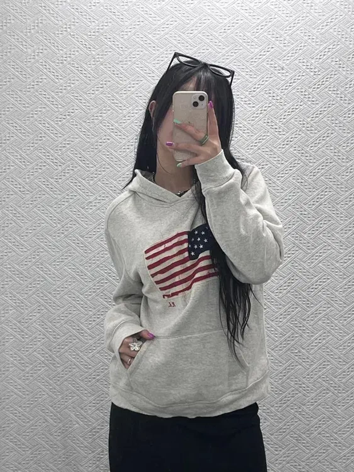 폴로 랄프로렌 레트로 빈티지 성조기 후드티 95 C07174 상품이미지1