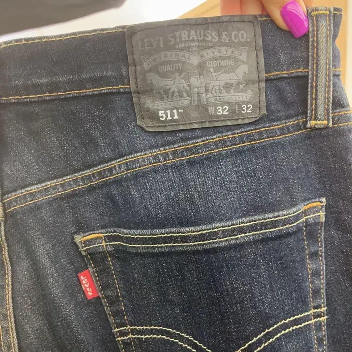 리바이스 511 올드스쿨 빈티지 워싱 데님팬츠 32인치 C07188 상품이미지5