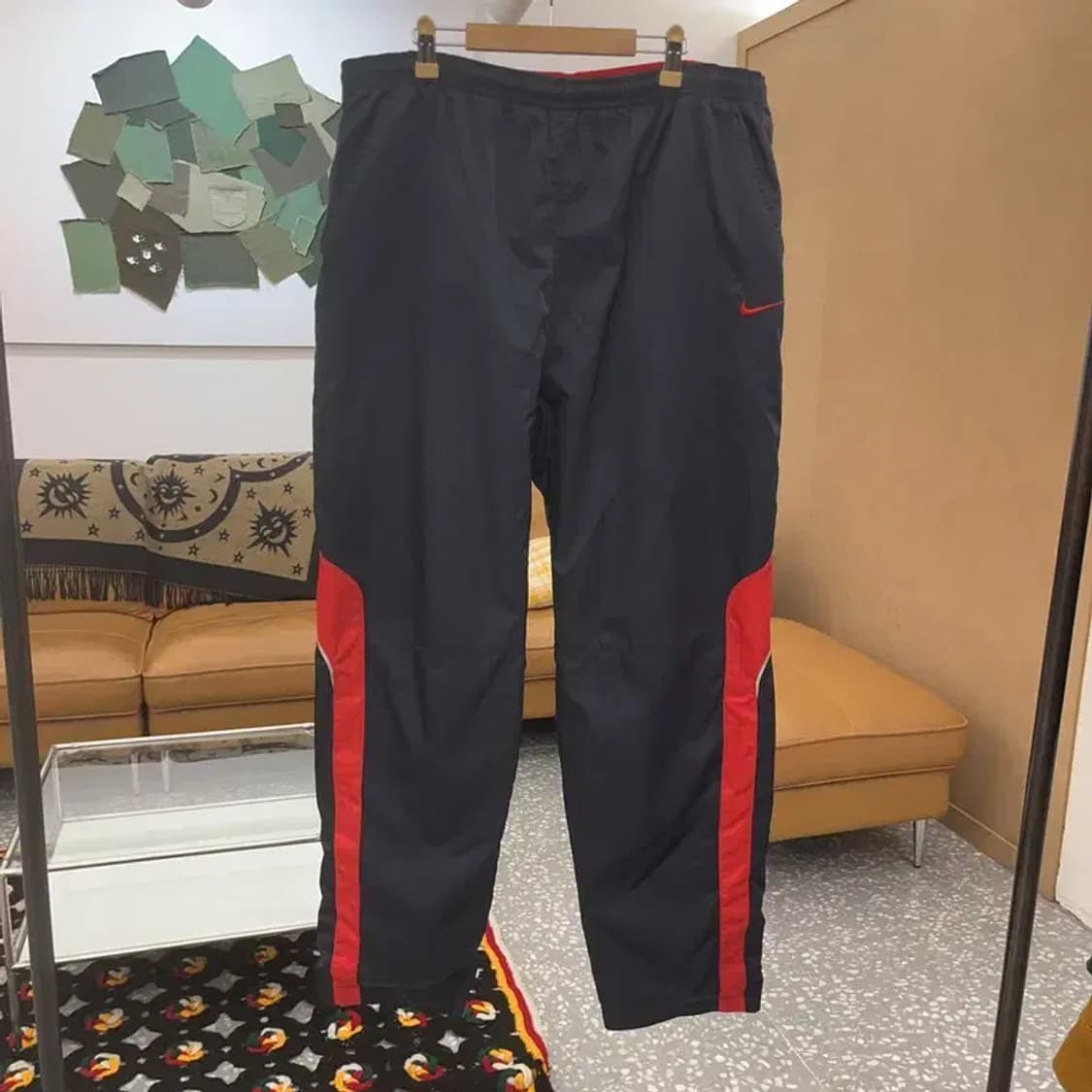 나이키 올드스쿨 레트로 레드 배색 트랙팬츠 7 C07189 상품이미지3