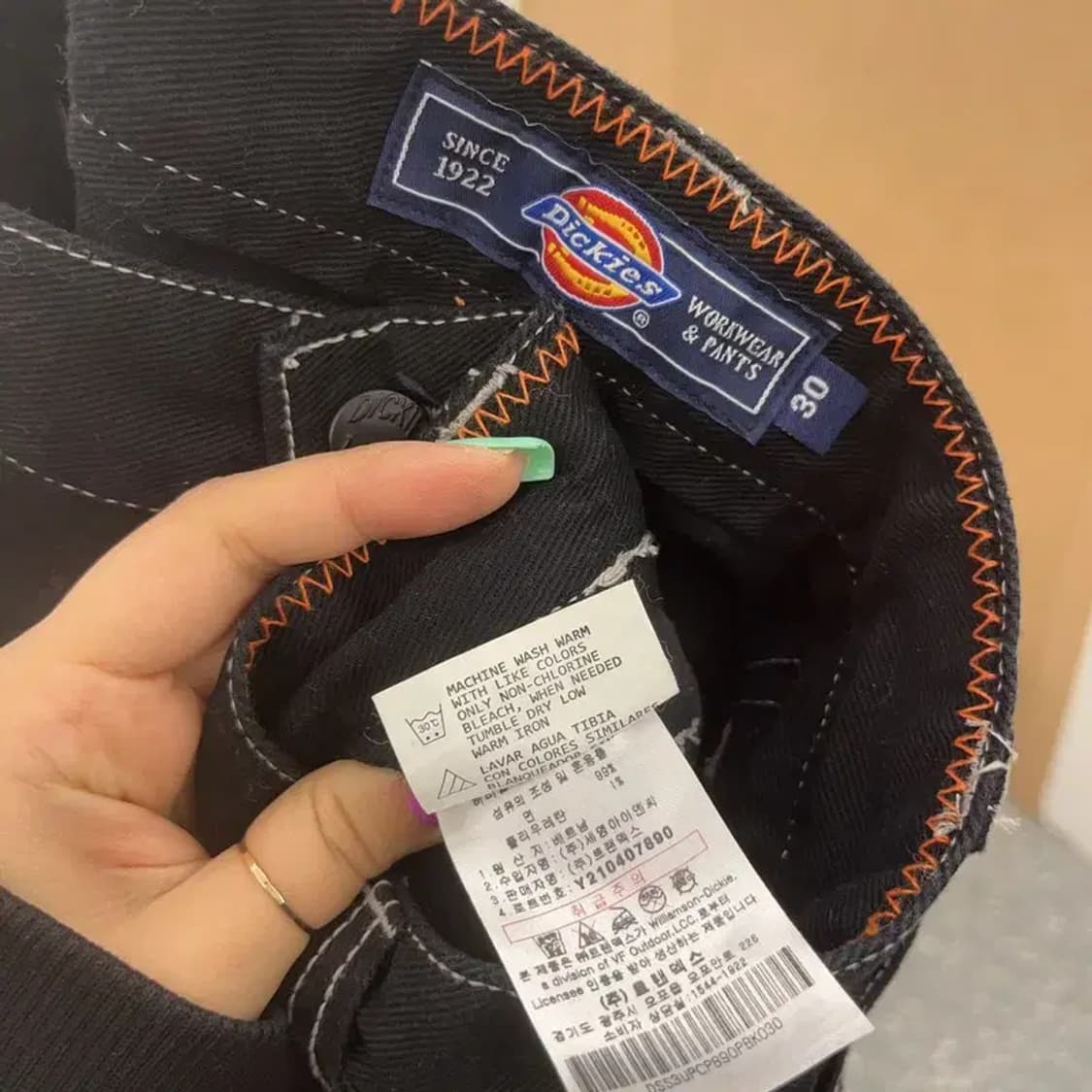 디키즈 캔버스 스케치라인 카펜터 팬츠 30인치 C07196 상품이미지5