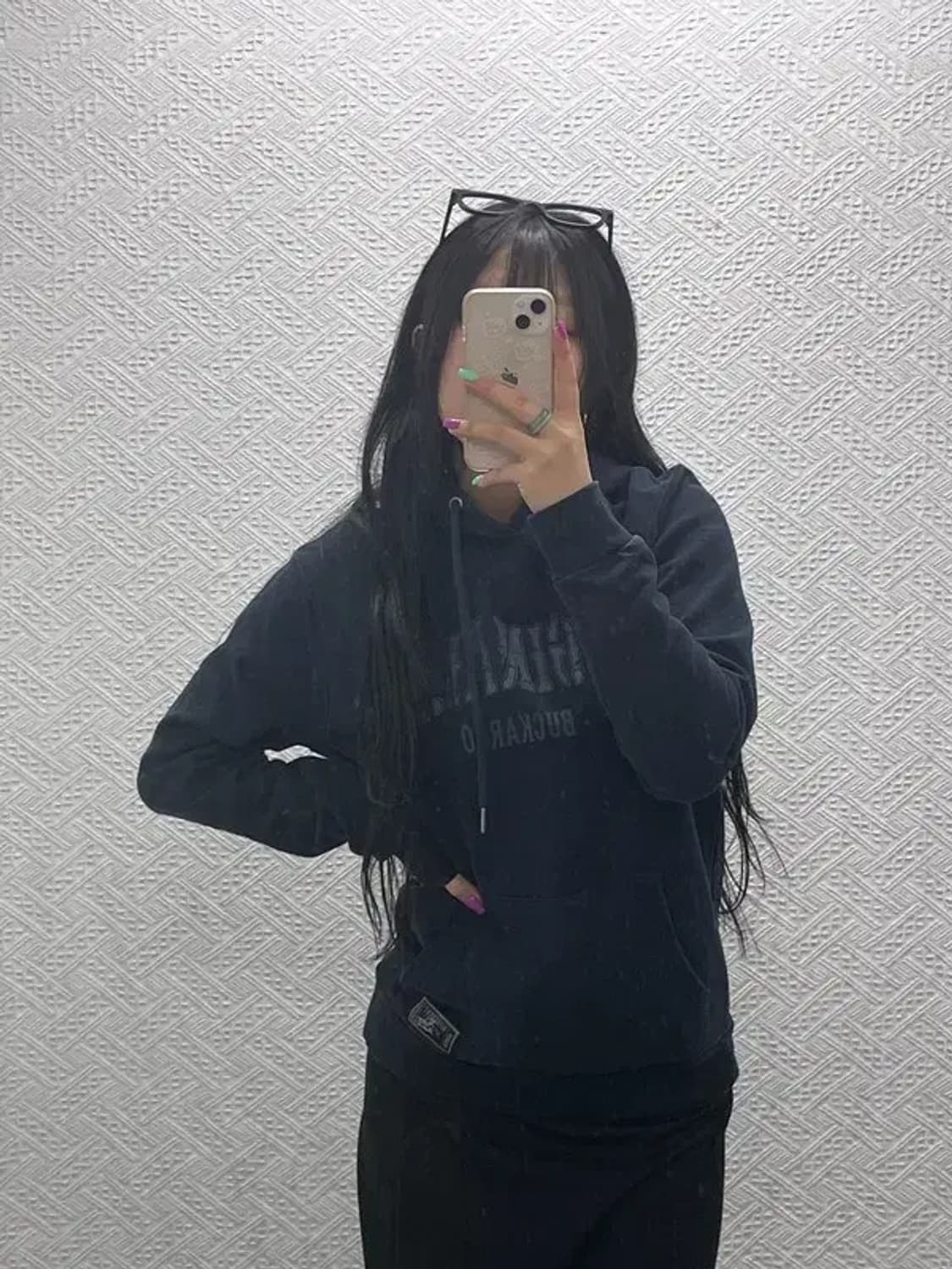 버커루 스트릿 힙합 약기모 후드티 M C07160 상품이미지2