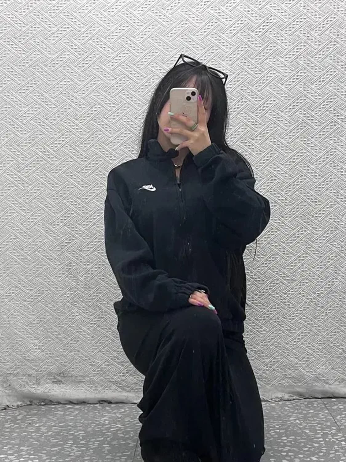 나이키 베이직 클럽 해링턴 약기모 집업 자켓 XL C07161 상품이미지2