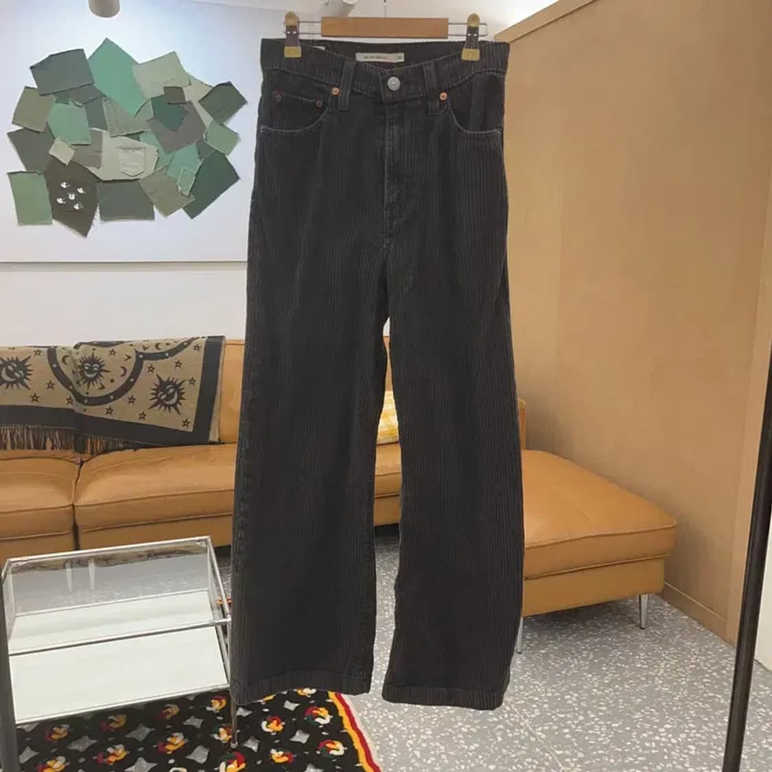 리바이스 올드스쿨 코듀로이 하이웨스트 코튼팬츠 25인치 C07191 상품이미지3