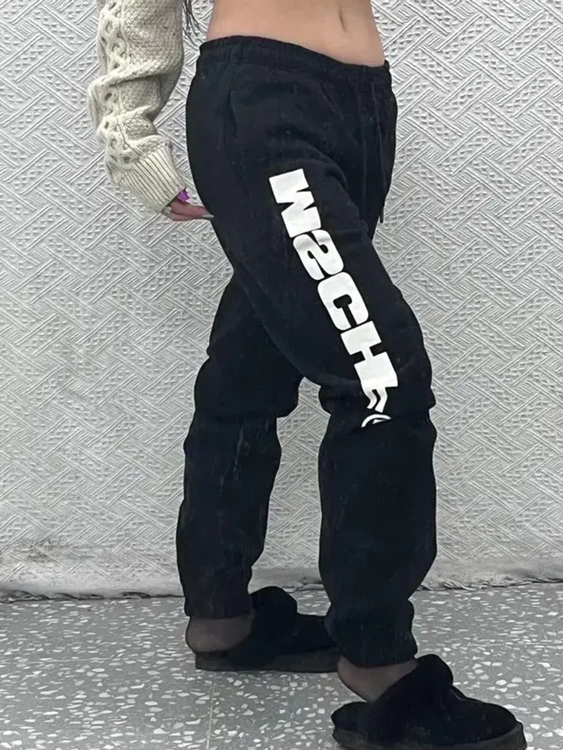 미스치프 올드스쿨 빅로고 약기모 조거 스웻팬츠 S C07190 상품이미지1