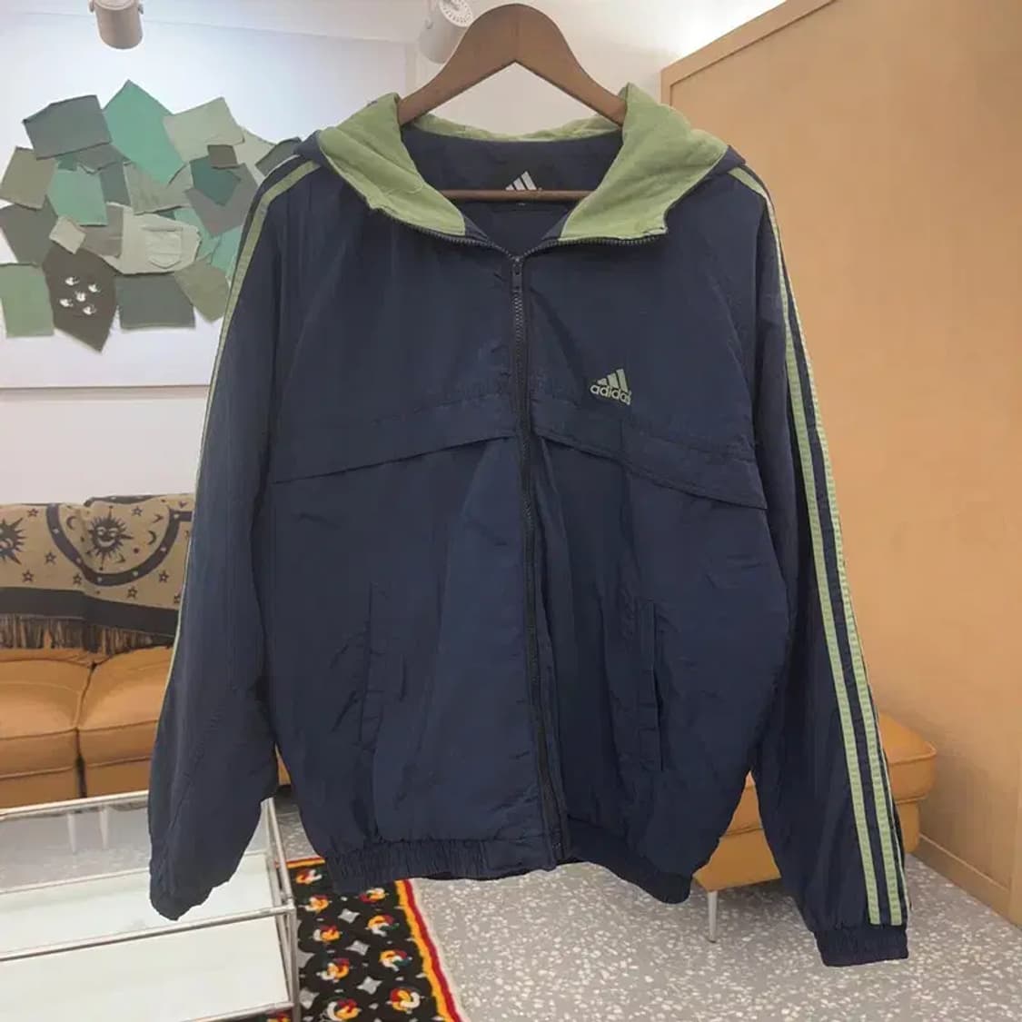 아디다스 90's 올드스쿨 레트로 배색 바람막이 XL C07166 상품이미지3