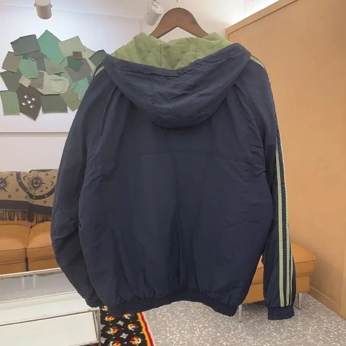 아디다스 90's 올드스쿨 레트로 배색 바람막이 XL C07166 상품이미지4