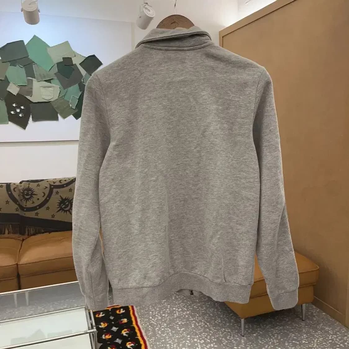 아디다스 올드스쿨 빈티지 연그레이 스웻 져지 집업 100 C07163 상품이미지4