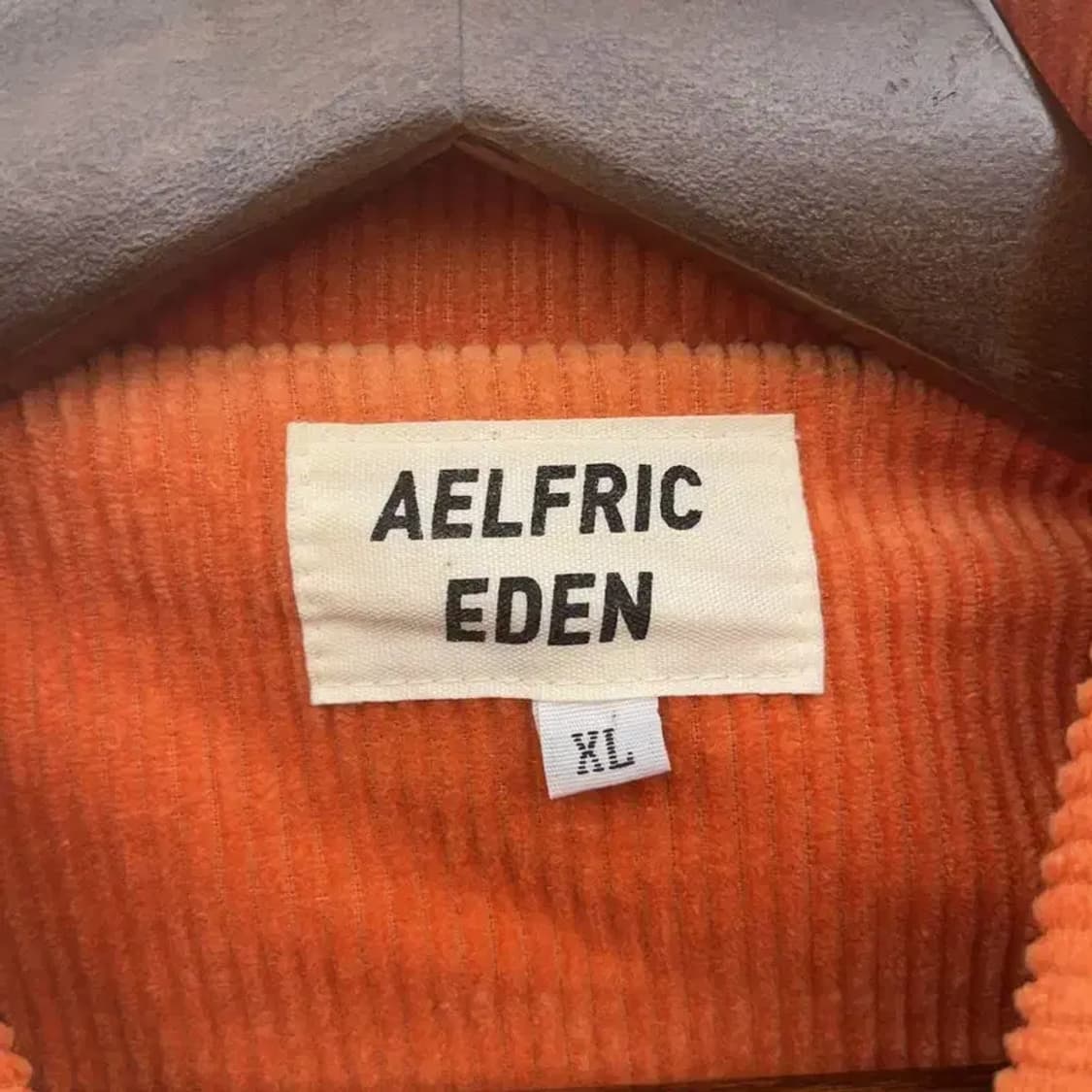 알프릭에덴 레트로 패치워크 키치 유니크 코듀로이 자켓 XL C07182 상품이미지5