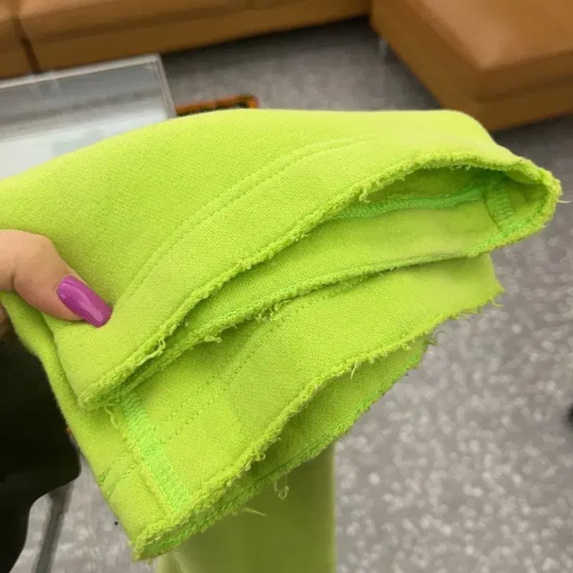 아베크롬비 대장급 Y2K 네온 올드스쿨 기모 스웻팬츠 L C07193 상품이미지6