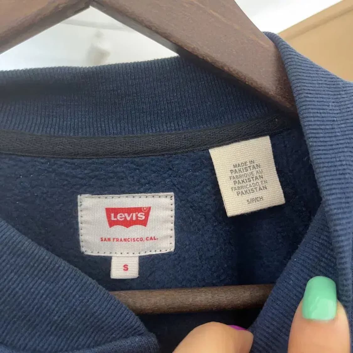 리바이스 샌프란시스코 올드스쿨 프린팅 바시티 자켓 S C07165 상품이미지5