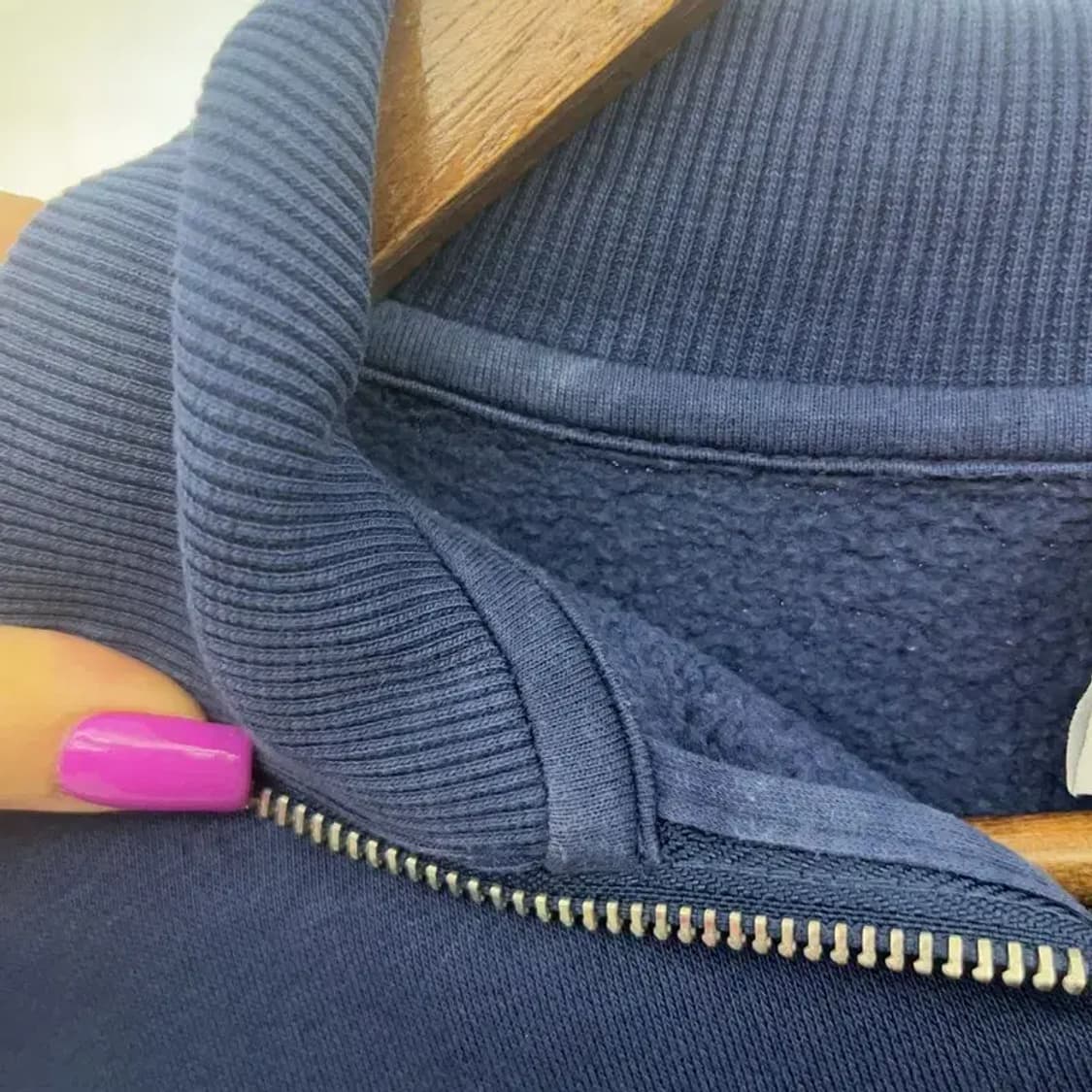 나이키 올드스쿨 스트릿 반집업 크롭 맨투맨 S C07198 상품이미지7