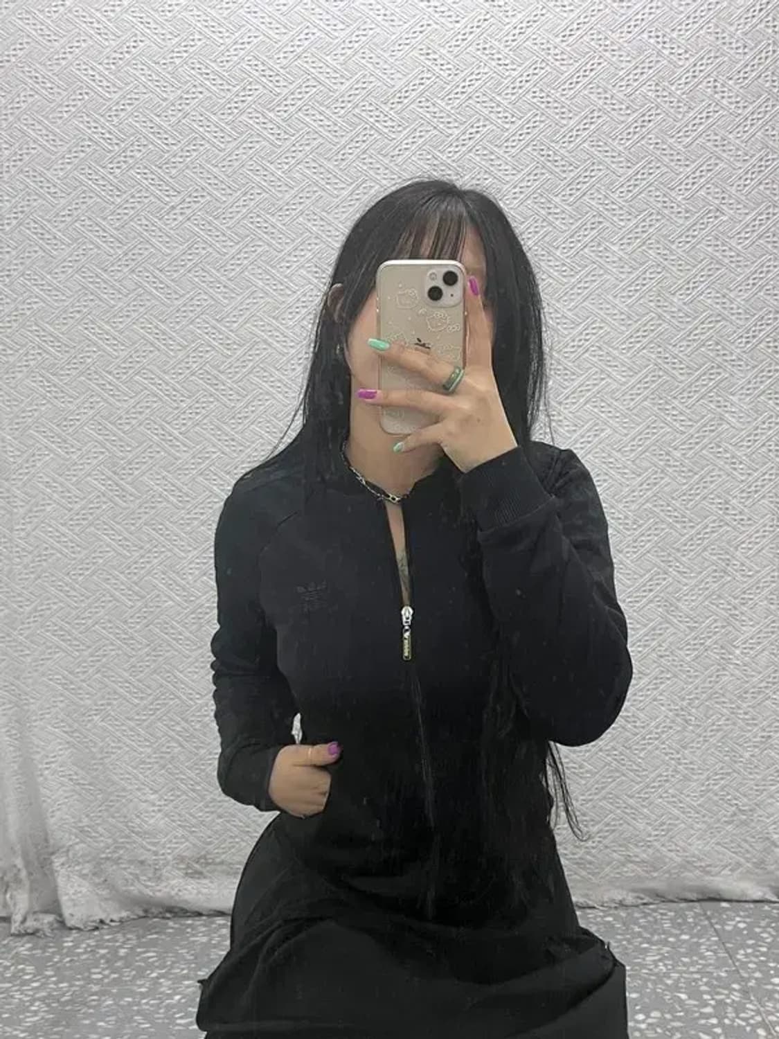 아디다스 유로파 슈퍼걸 시크 올블랙 져지 집업 90 C07199 상품이미지1