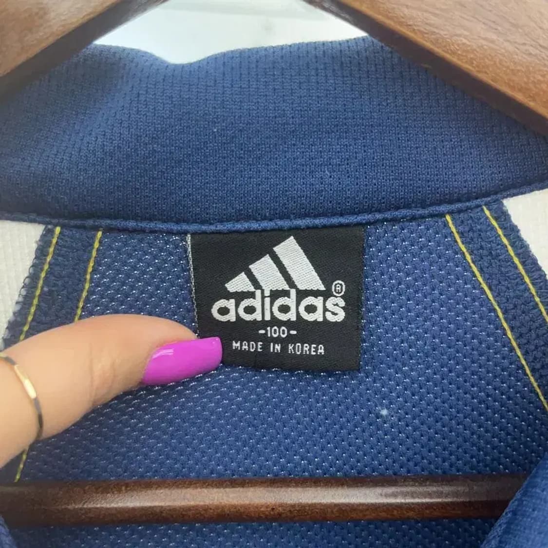 아디다스 레트로 베스킷볼 래글런 배색 져지 집업 100 C07201 상품이미지5