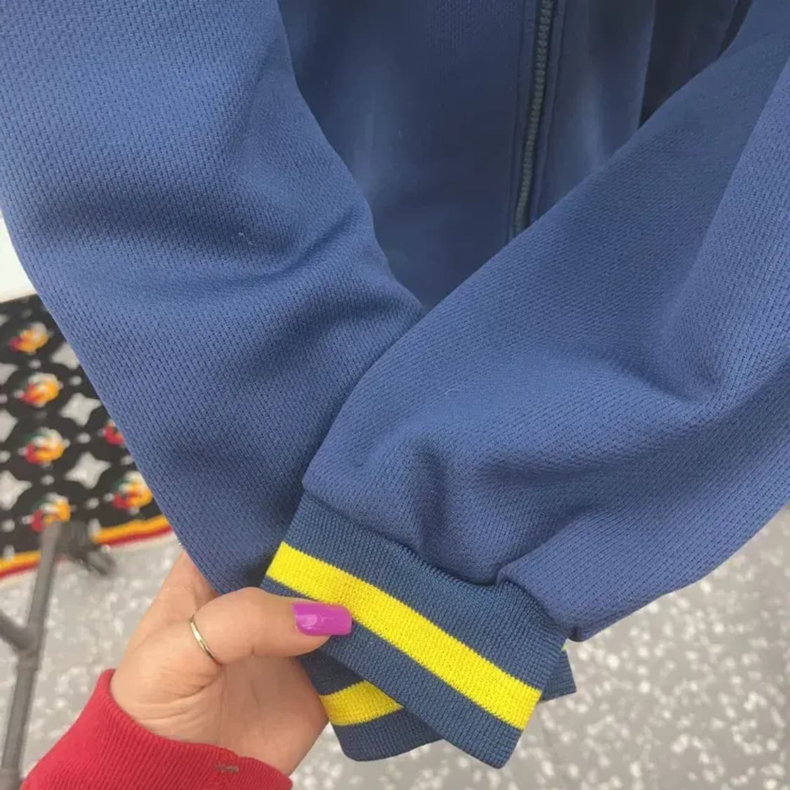 아디다스 레트로 베스킷볼 래글런 배색 져지 집업 100 C07201 상품이미지8