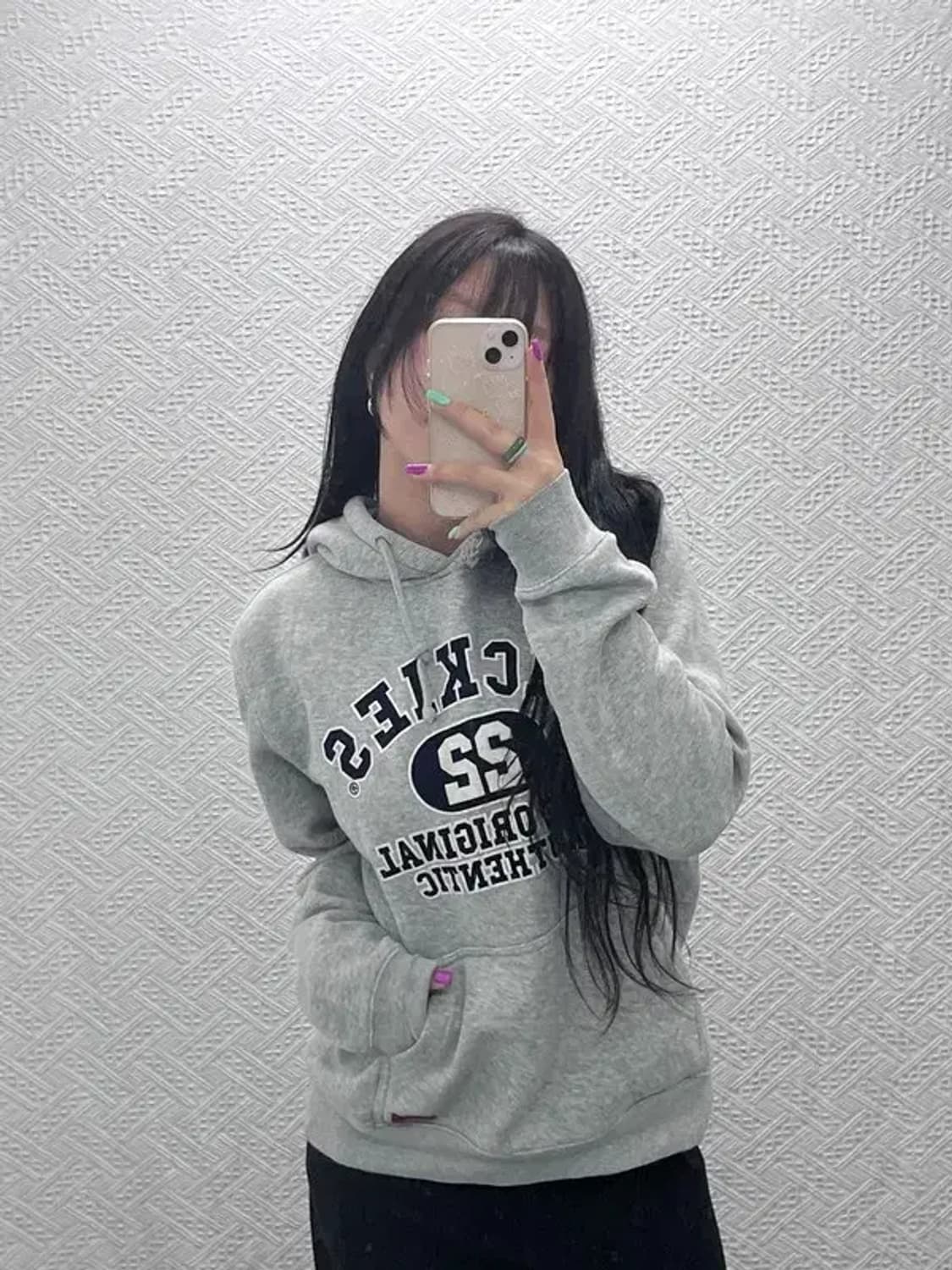 디키즈 올드스쿨 빈티지 빅로고 레터링 후드티 L C07207 상품이미지2