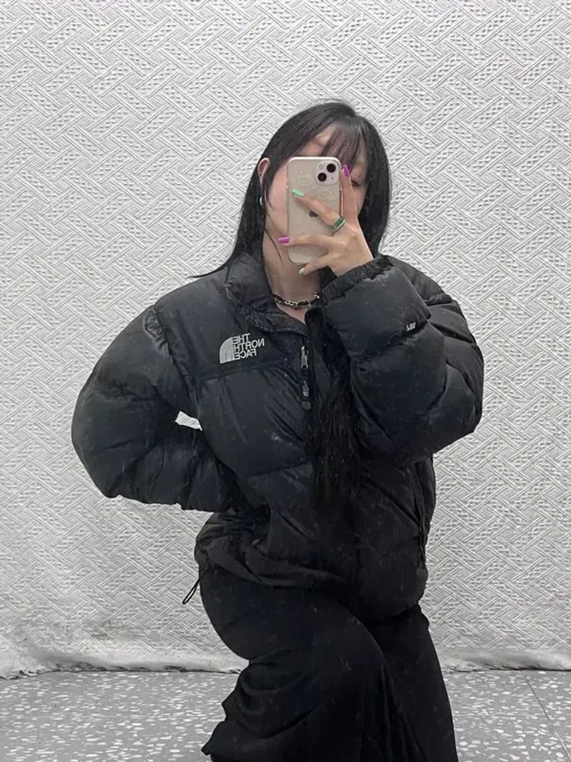 노스페이스 올드스쿨 레트로 눕시 패딩 M C07208 상품이미지1