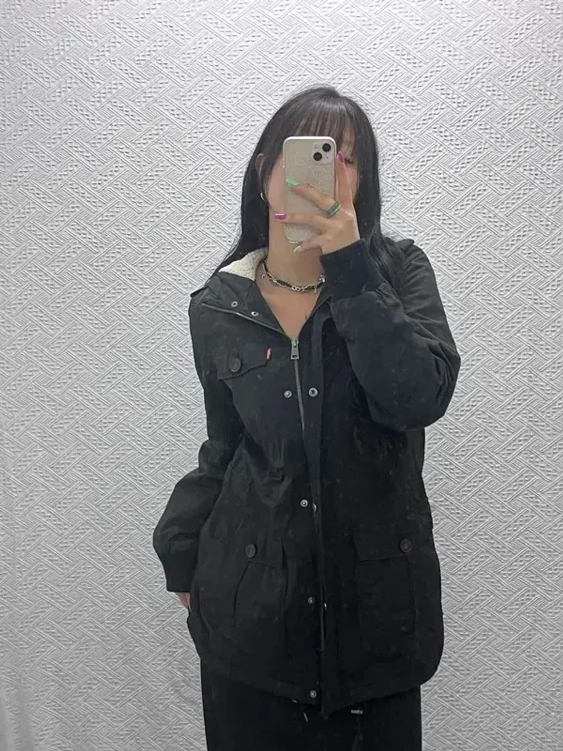 리바이스 빈티지 멀티포켓 양털 미디 야상 자켓 95 C07211 상품이미지1