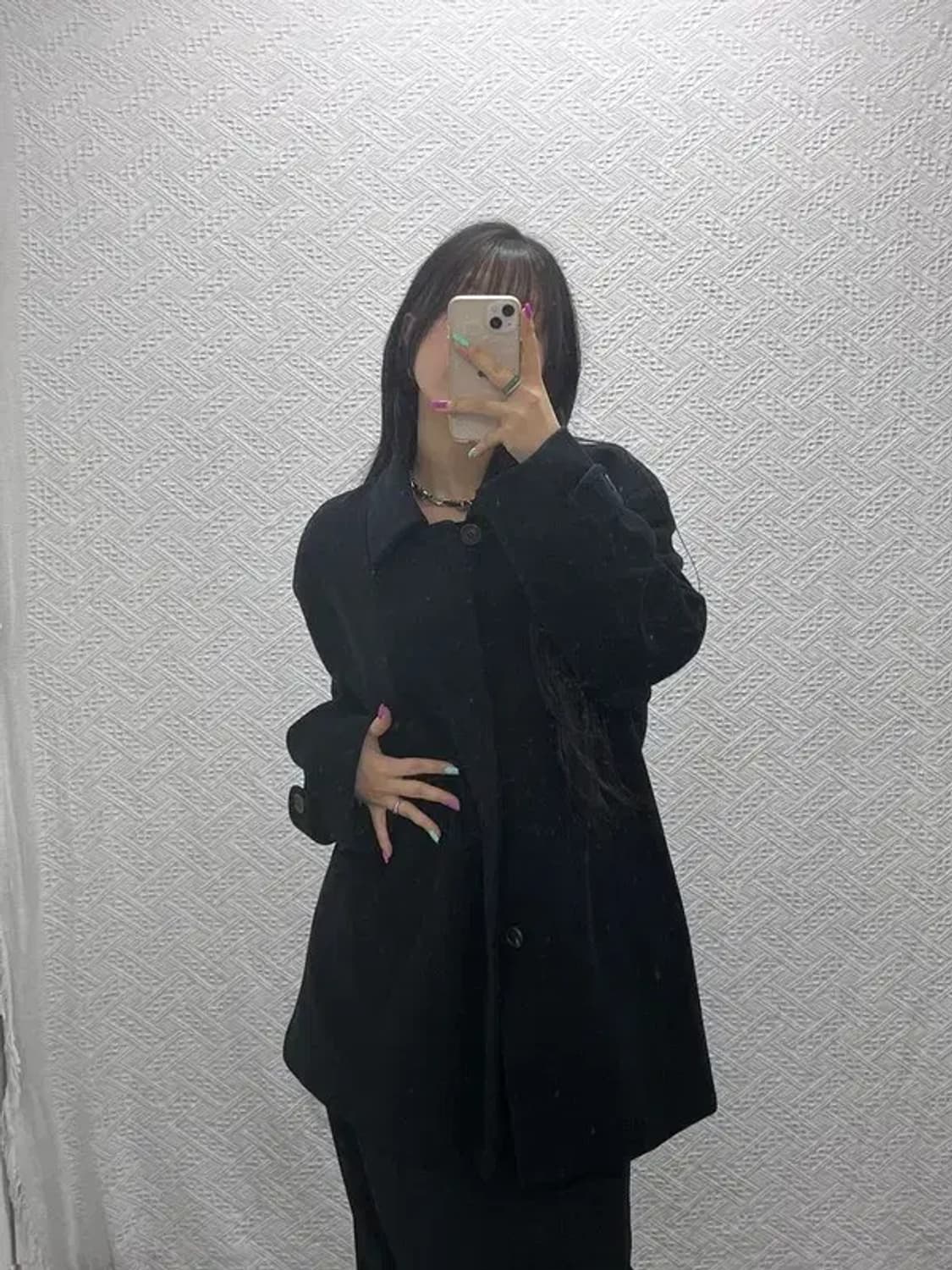 입생로랑 베이직 시크 모던룩 미디 울 코트 100 C07213 상품이미지1