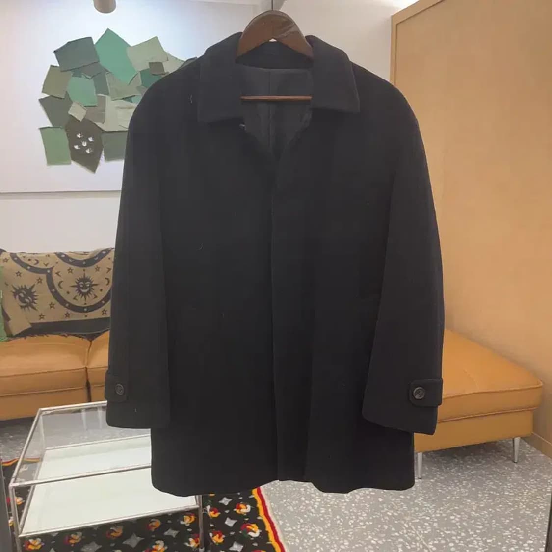 입생로랑 베이직 시크 모던룩 미디 울 코트 100 C07213 상품이미지3