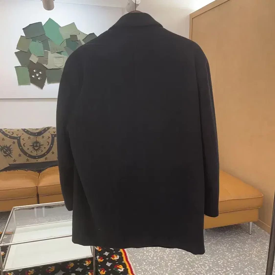 입생로랑 베이직 시크 모던룩 미디 울 코트 100 C07213 상품이미지4