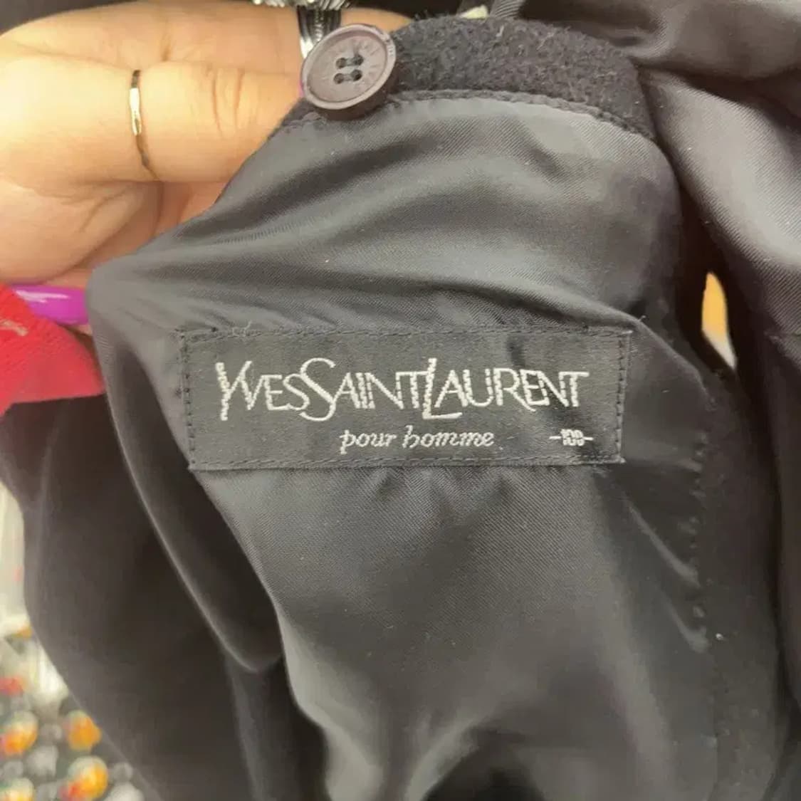 입생로랑 베이직 시크 모던룩 미디 울 코트 100 C07213 상품이미지5