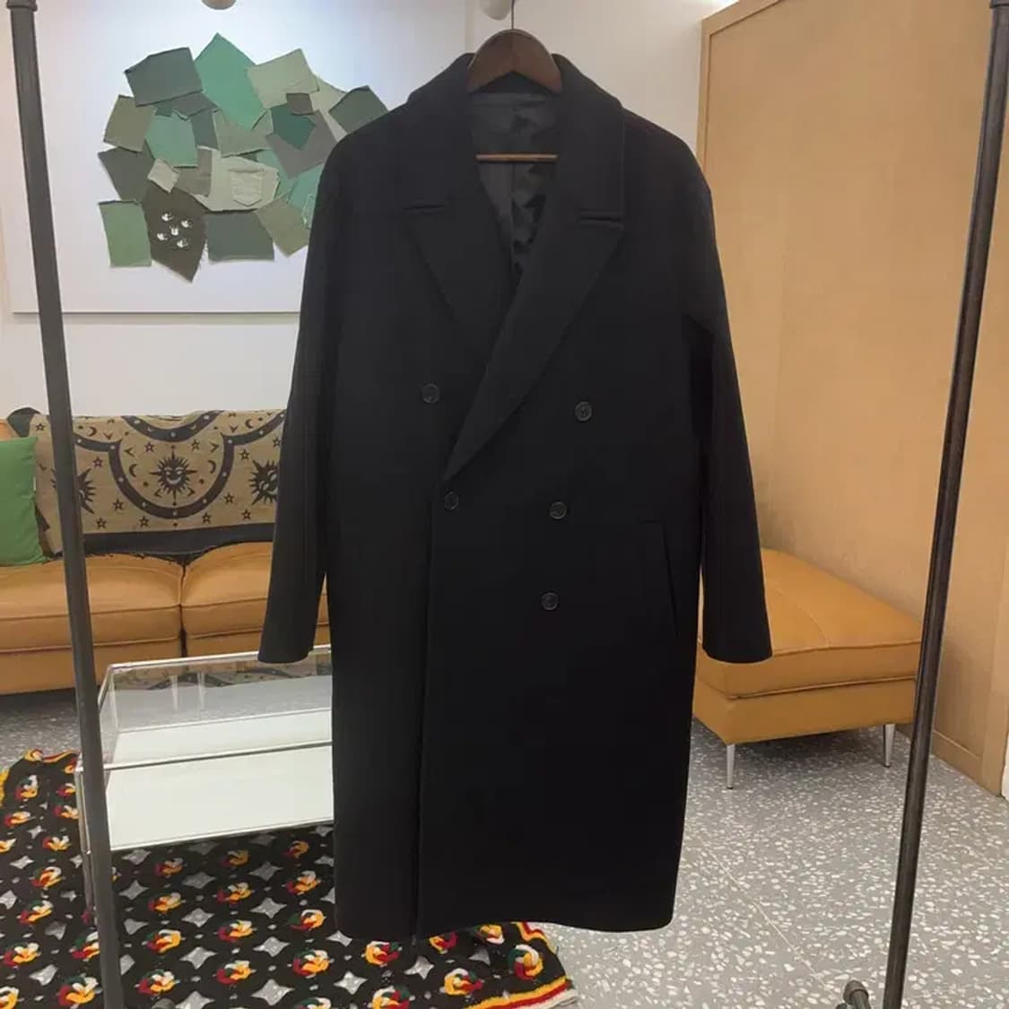 쿠어 모던시크 울 캐시미어 롱 맥코트 M C07216 상품이미지3