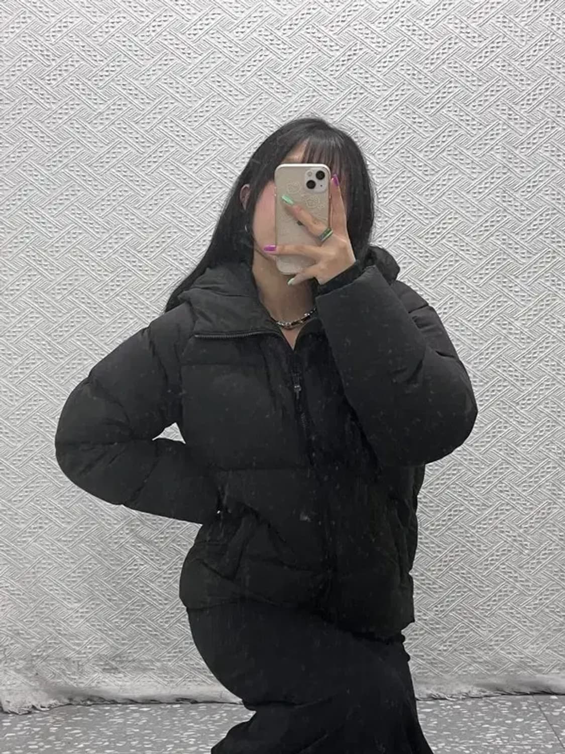 MLB 뉴욕양키스 스트릿 스케치 프린팅 로고 패딩 90 C07212 상품이미지2