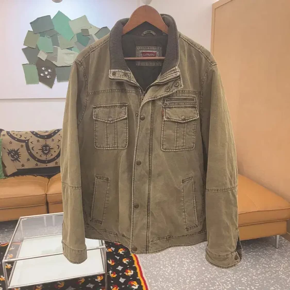 리바이스 빈티지무드 올리브카키 멀티포켓 워크자켓 XL C07219 상품이미지3