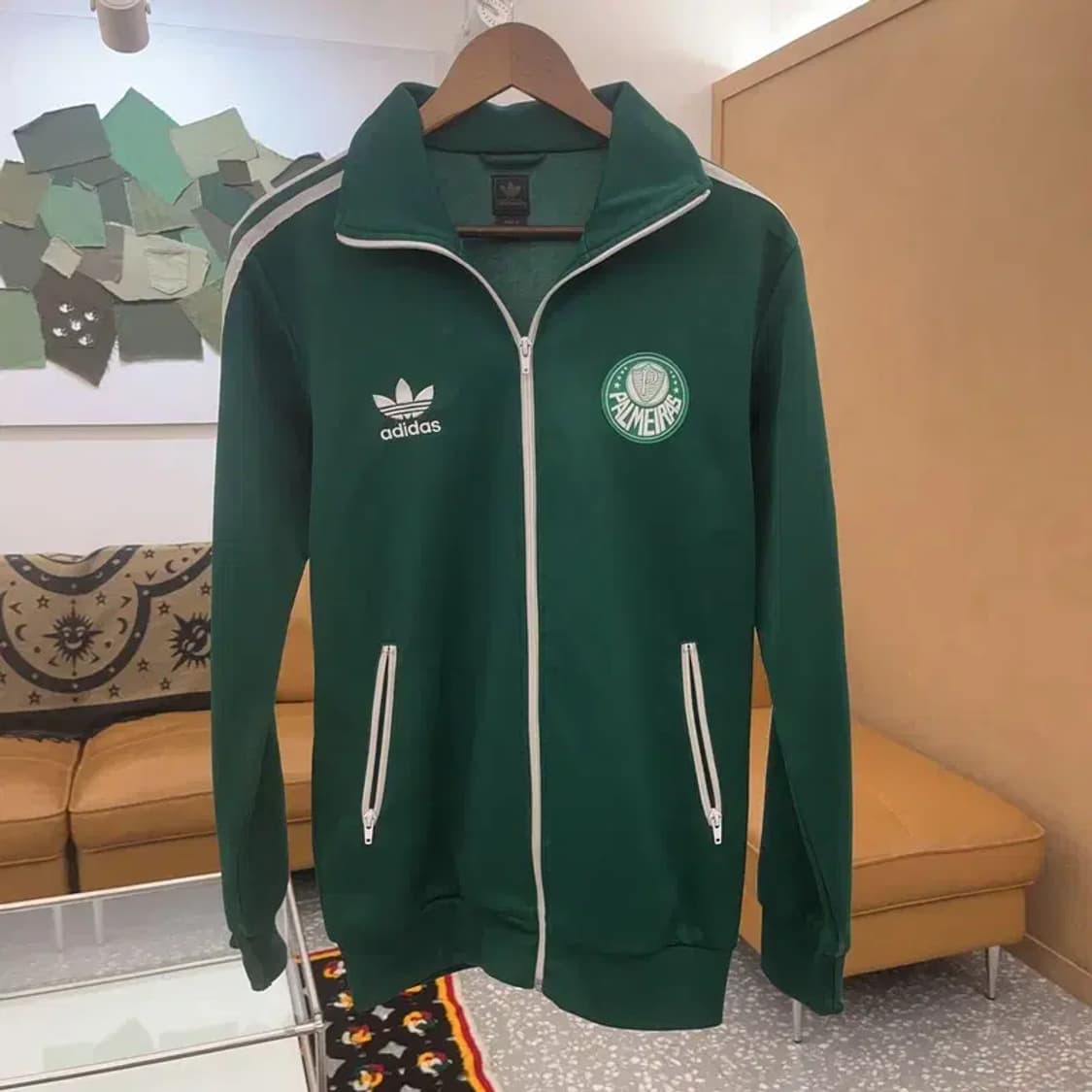 아디다스 올드스쿨 팔메이라스 딥그린 트랙탑 져지 집업 95 C07238 상품이미지3