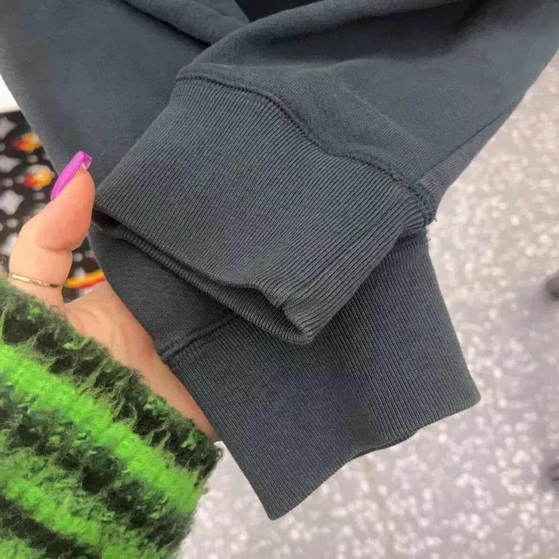 메종키츠네 빈티지 폭스패치 맨투맨 스웻셔츠 XL C07240 상품이미지7