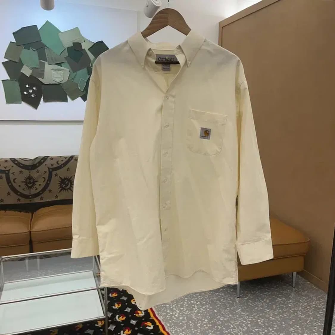 칼하트 빈티지 레트로 원포켓 셔츠 XL C07242 상품이미지3