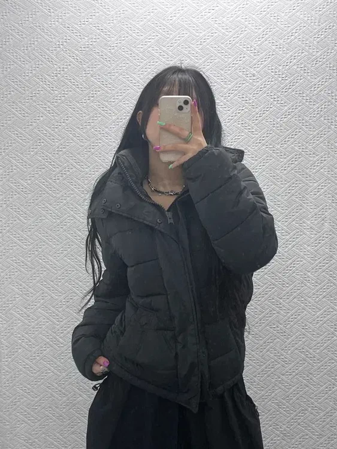 아베크롬비 올드스쿨 빈티지 암패치 캠쉘 패딩 100 C07250 상품이미지1