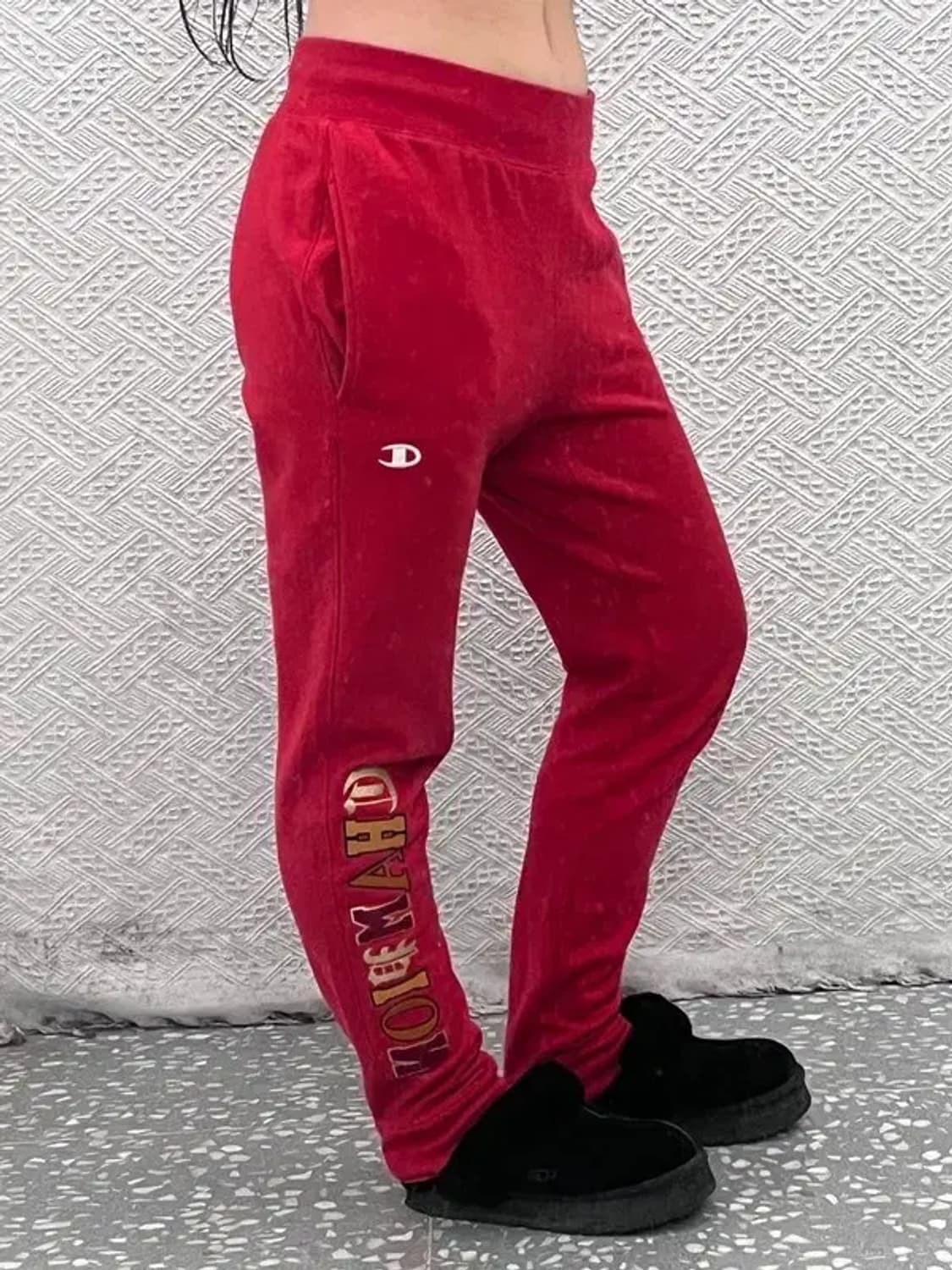 챔피언 리버스위브 Y2K 스트릿 고딕로고 트랙팬츠 S C07272 상품이미지2