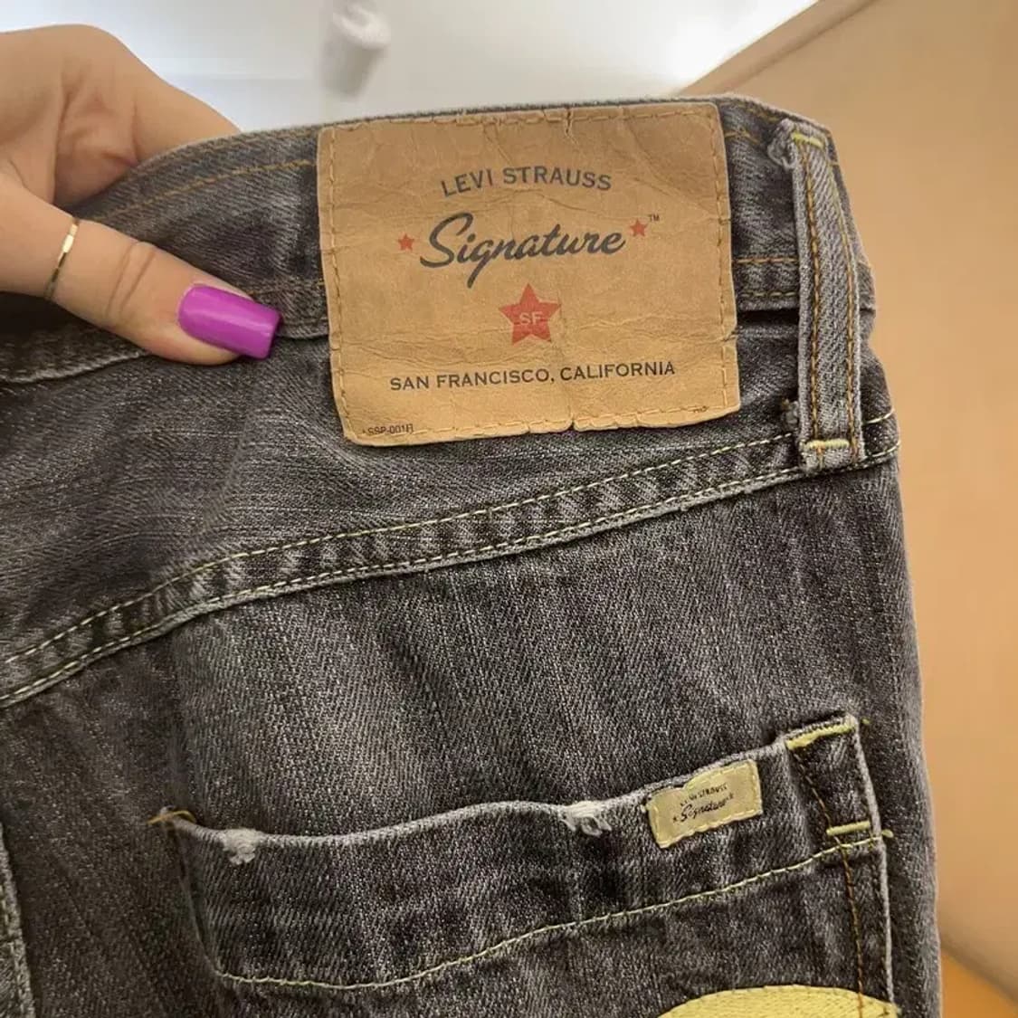 리바이스 시그니처 빈티지 디스트로이드 워싱 데님팬츠 32인치 C07274 상품이미지6