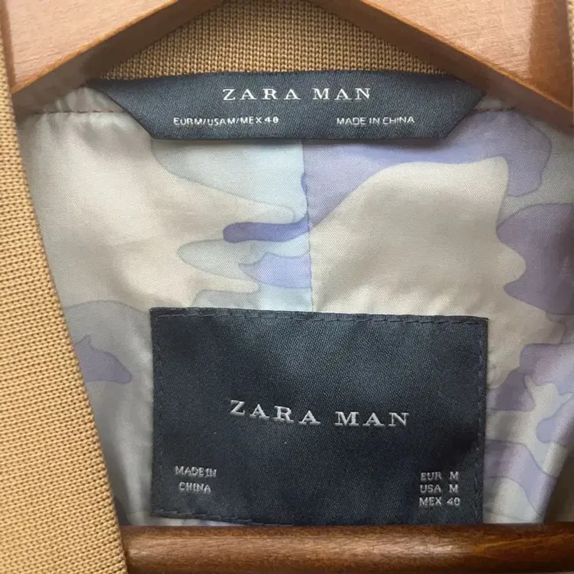 자라 프렌치 시크 빈티지 스웨이드 블루종 자켓 95 C07246 상품이미지5