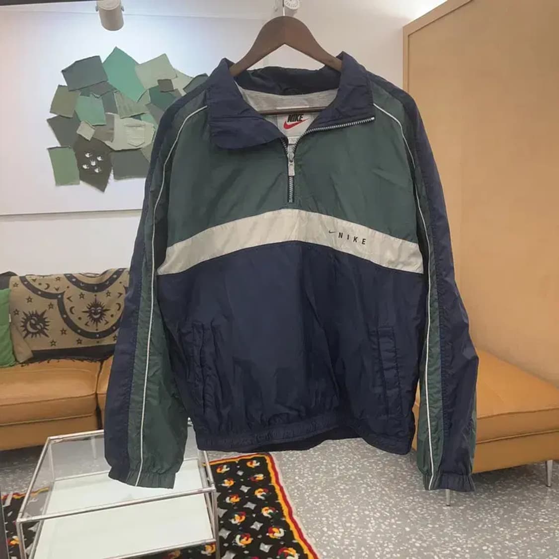 나이키 레트로 90's 배색 바람막이 반집업 아노락 L C07245 상품이미지3