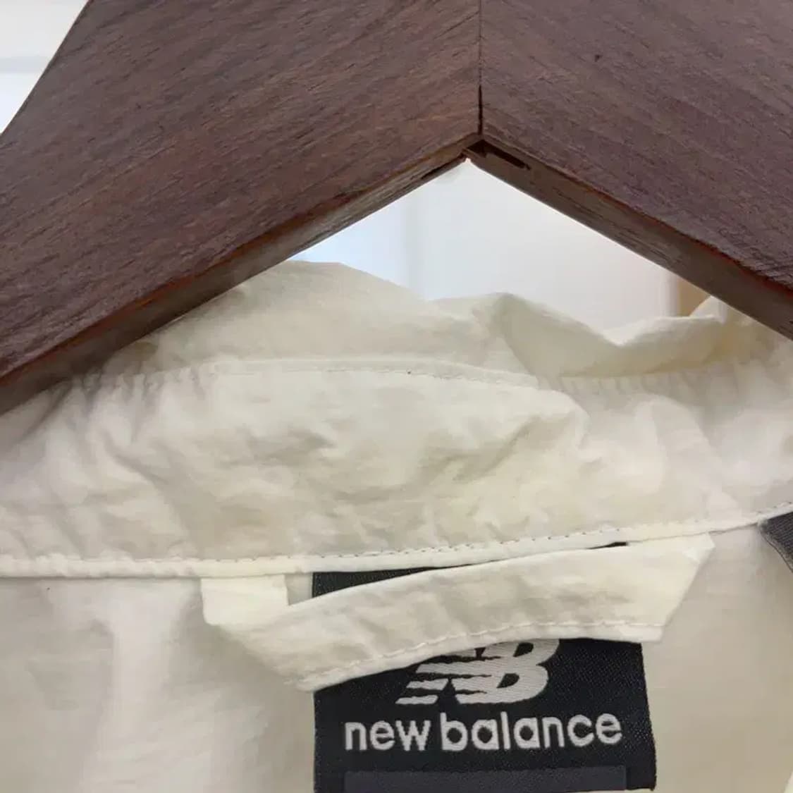 뉴발란스 올드스쿨 빈티지 투포켓 크림 워크 셔츠 M C07265 상품이미지7